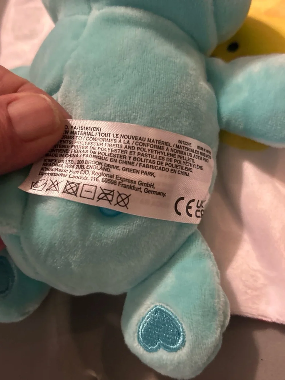 Plush Rainbow Caterpillar Soft Toy - Multicolor